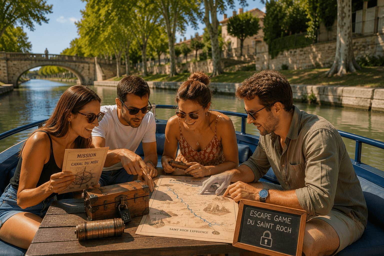 Les Escapes du Saint Roch à Castelnaudary sur le Canal du Midi